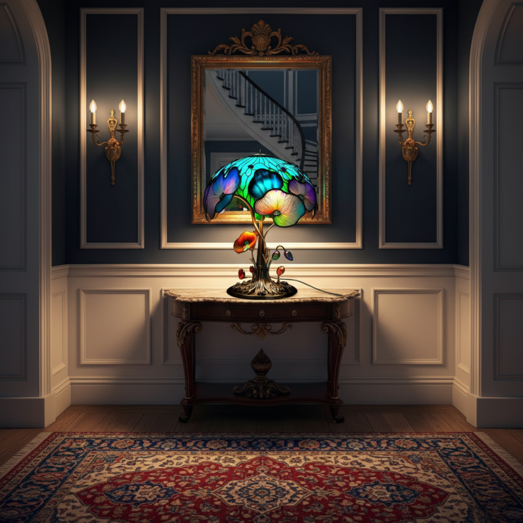 Lampe Florale Champignon Bohème Chic